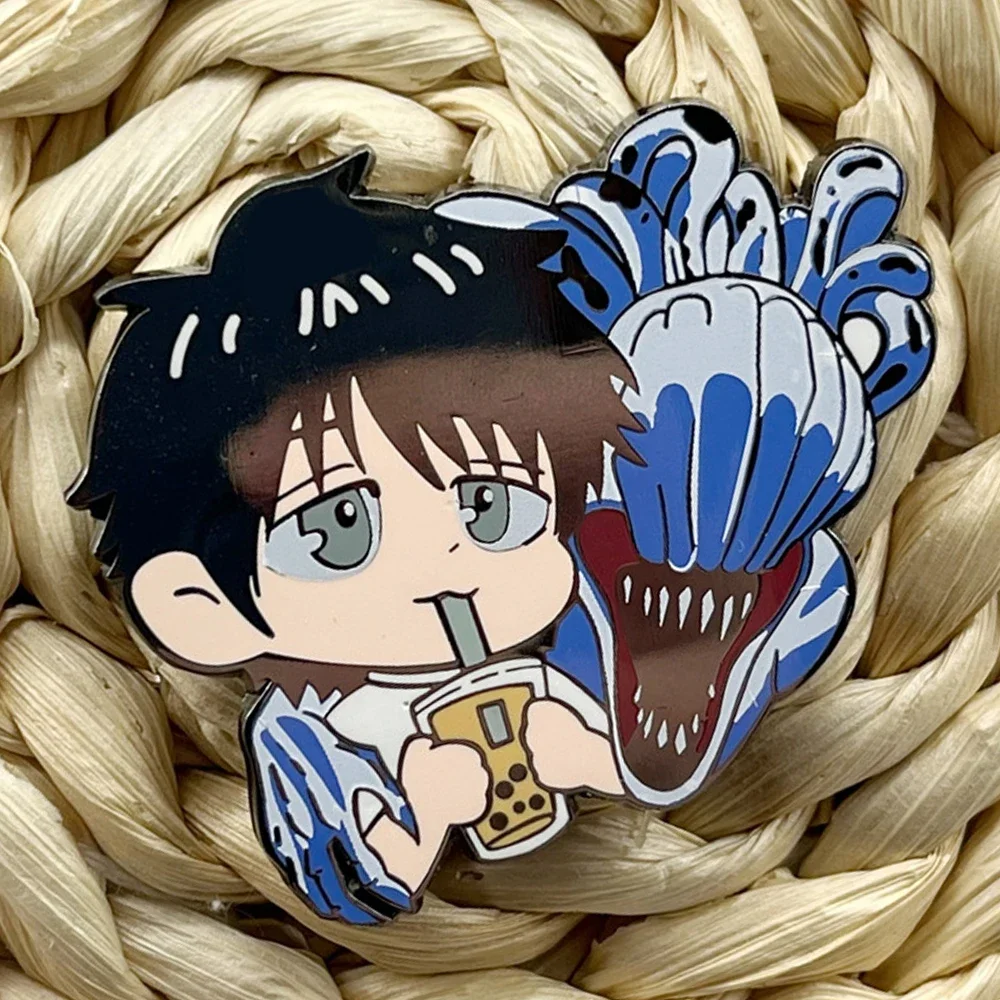 

Jujutsu This Kaisen Okkotsu Yuta Brooch Exquisite Character Enamel Badges Backpack Accessories Jewelry Gifts for Comics Fans