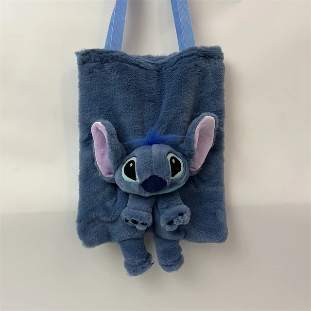 Bolsos cruzados de felpa de Disney Stitch para niñas, bolsos de hombro de  modelado de dibujos animados, Kawaii, Stitch, Winnie The Pooh, Tigger -  AliExpress