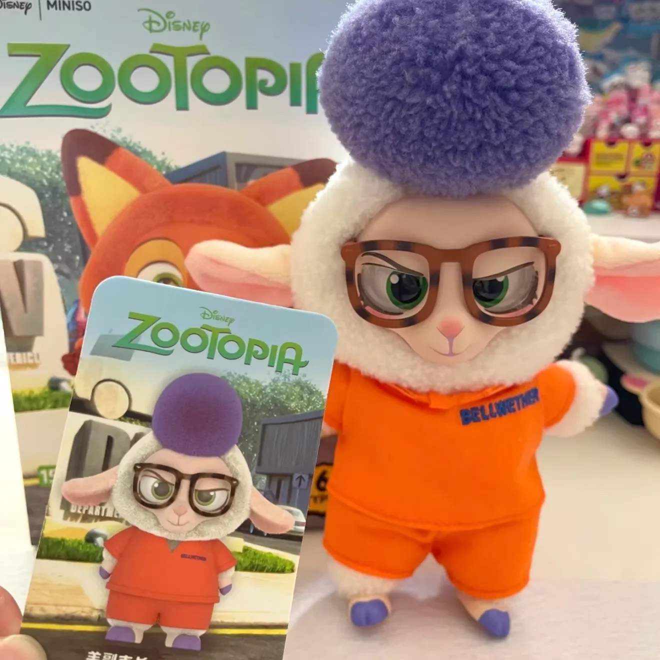 New Original Miniso Zootopia Resin Series Blind Box Judy Anime