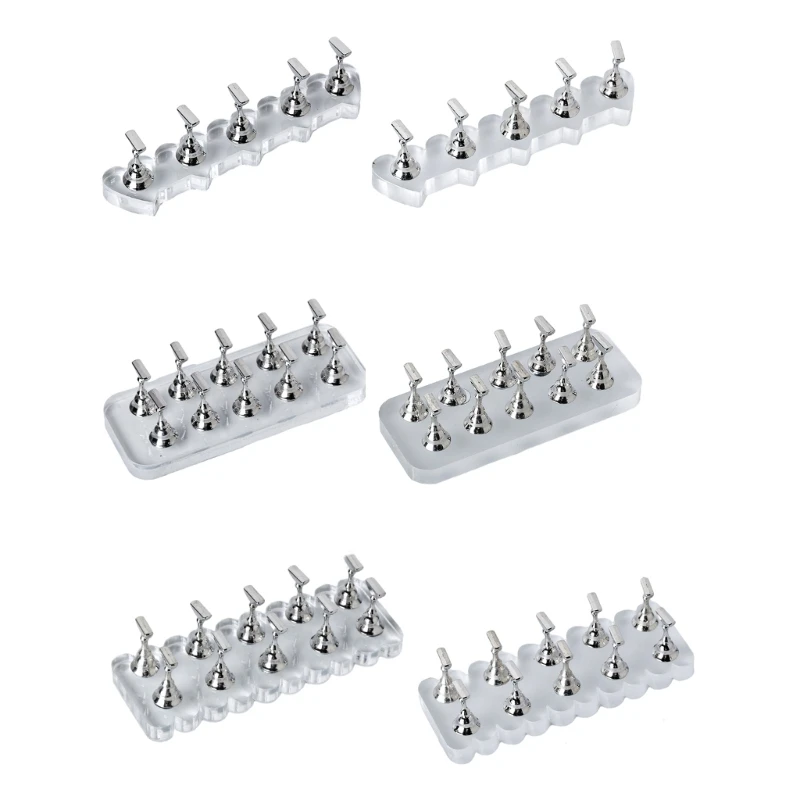

Versatile Acrylic Tips Training Stand Art Display Holder for Salon and Home Use