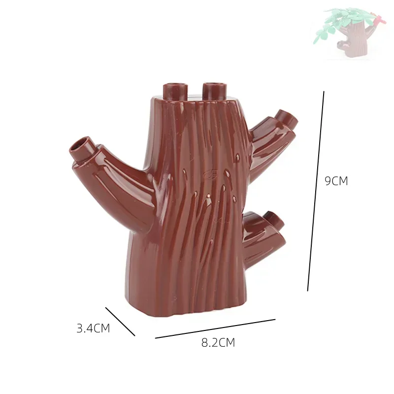 Outdoor Forest Building Block Set - Flower, Grass, and Tree Adornments for Kids