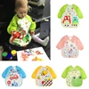0-3 Years Baby EVA Waterproof Anti-dirty Bib Long Sleeve Strap Coat Dirt Proof Soft Feeding Bib Cute Cartoon Pattern Burp Cloths 1