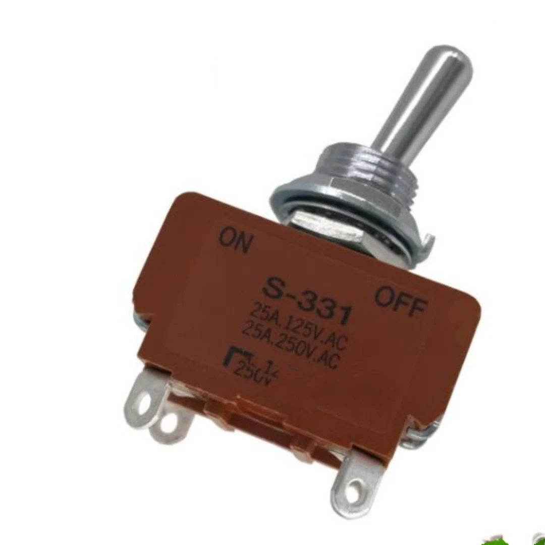 

2Pcs/lot S-331 DIP4 Two Speed Self-locking Rocker 12mm15A Button Switch S331 20A