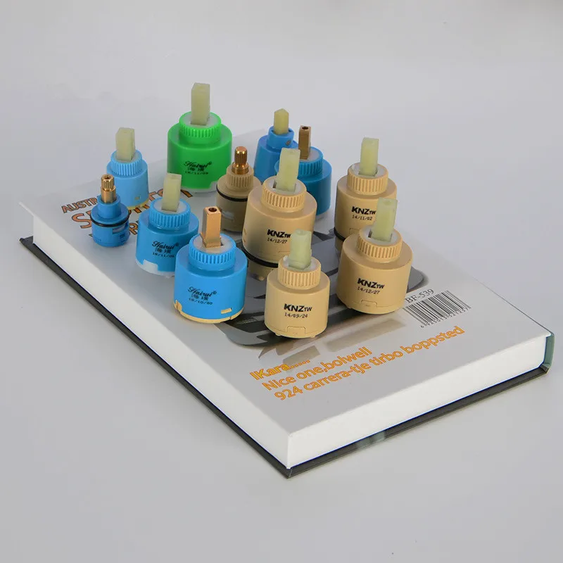 25/35/40mm Ceramic Watersaving Replacement Spool Water Mixer Tap Faucet Cartridge Kitchen Bathroom Faucet Replace Part