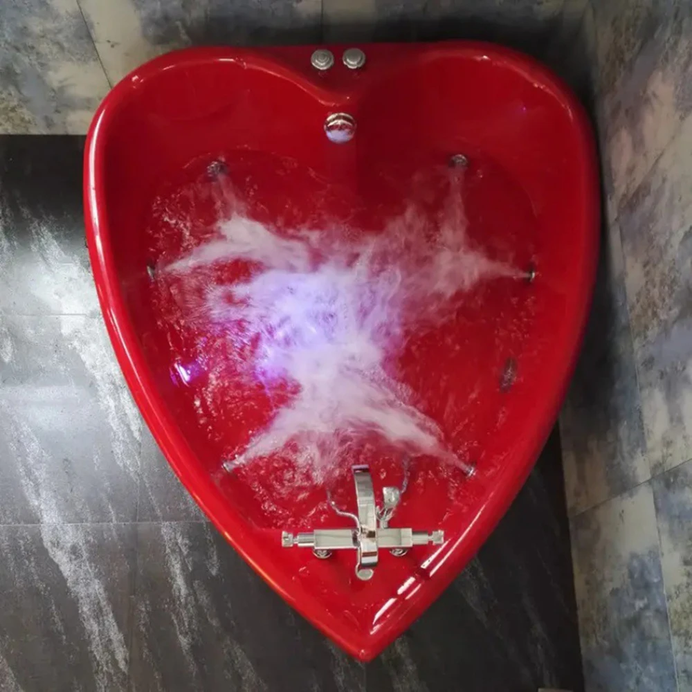 1500mm Seamless Docking Surfing Massaging Whirlpool Bathtub Acrylic Hydromassage Three Side Skirts Hot Tub NS7012