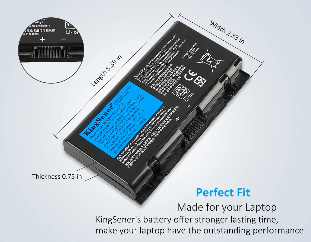 KingSener-bateria do portátil, N150BAT-6, N150BAT-6, N170SD, N150SD,