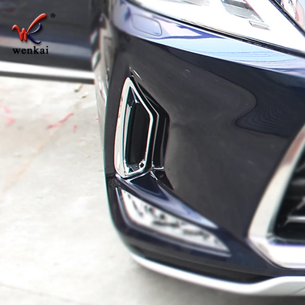 

Для Lexus Rx300/450hl 2020 2021 2022 передняя противотуманная фара гальванизированная декоративная яркая Рамка передняя противотуманная фара крышка автомобильные наклейки