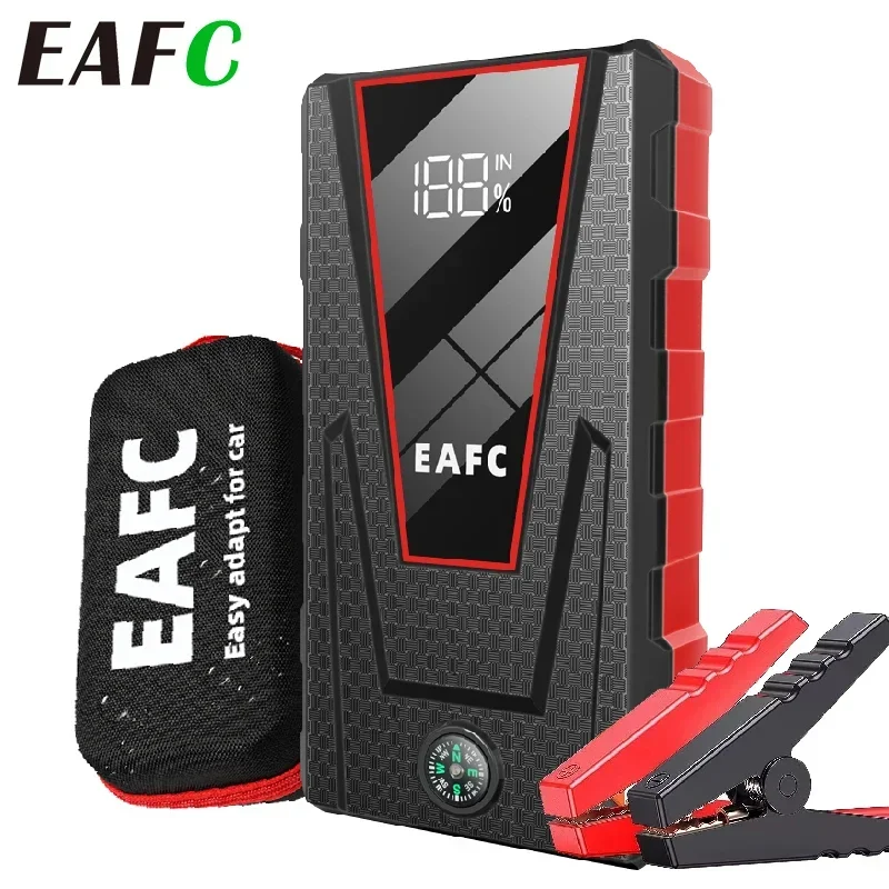 Car Jump Starter Emergency Power Supply Starter Auto Battery Booster 12V Output Starting Device Power Bank EAFC 1200A