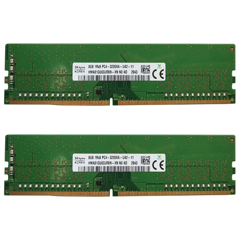 SK hynix DDR4 8GB 16GB 3200MHz RAM 1Rx8 PC4 - 3200AA Desktop