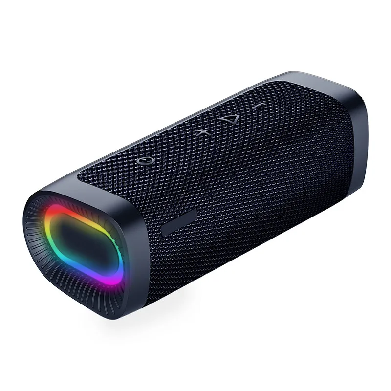 

Portable Bluetooth 5.0 Speaker Wireless Stereo Sound Loudspeaker 1800mAh Outdoor Double Speakers Support TF Card With LED Light