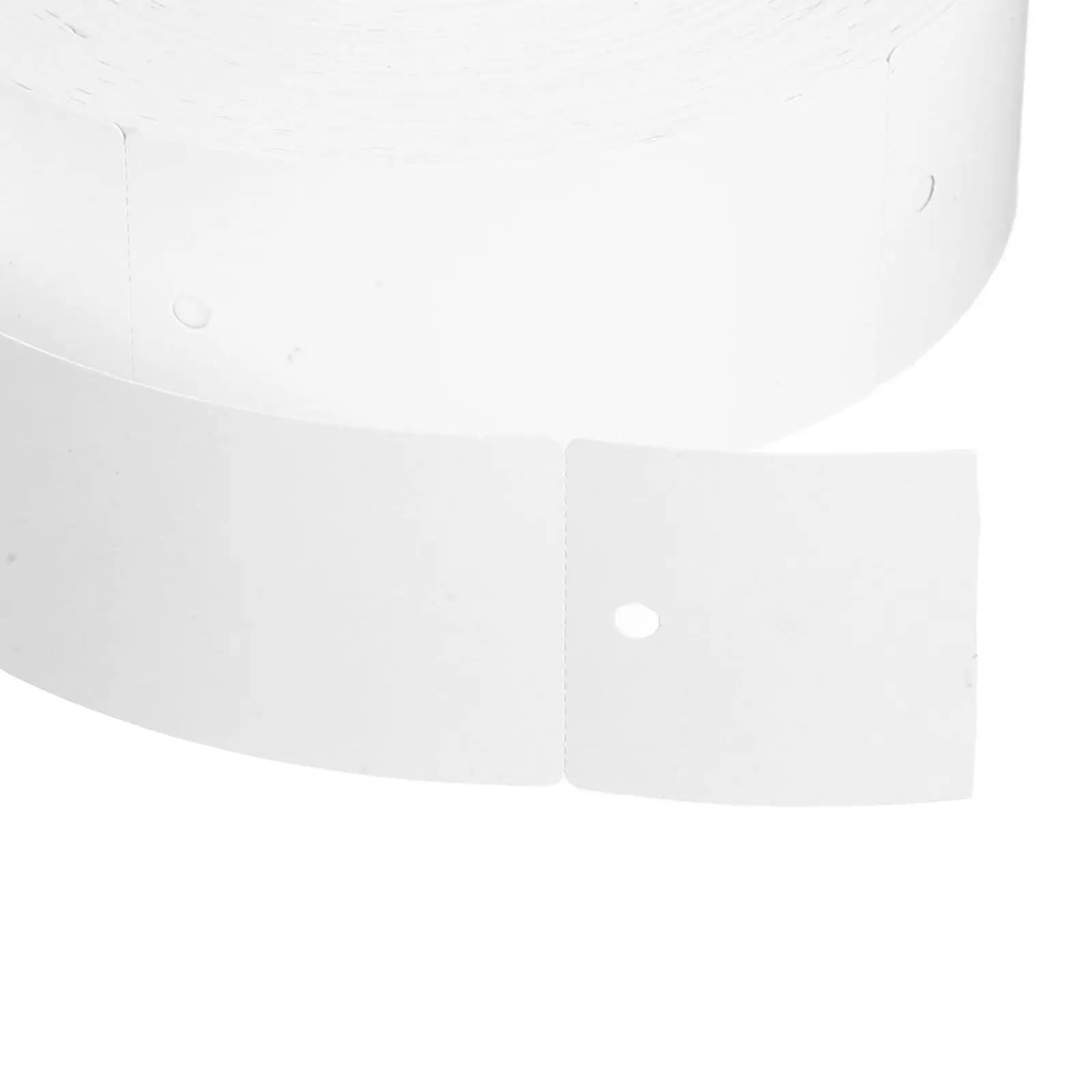 1 롤 행잉 태그 코퍼보드 인쇄 카드 패션용 하드 블랭크 행택 40x80mm DIY 의류 태그