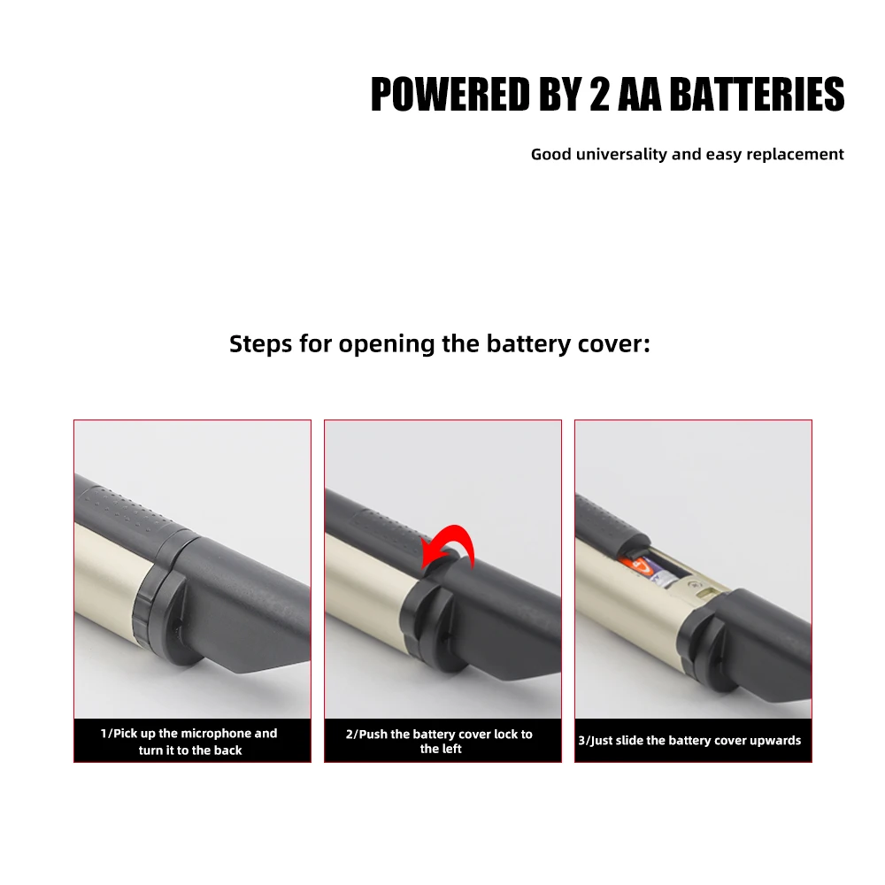 Universal Wireless Handheld Microphone UHF Intelligent Dynamic Mic LED Display For Conference Live Performance