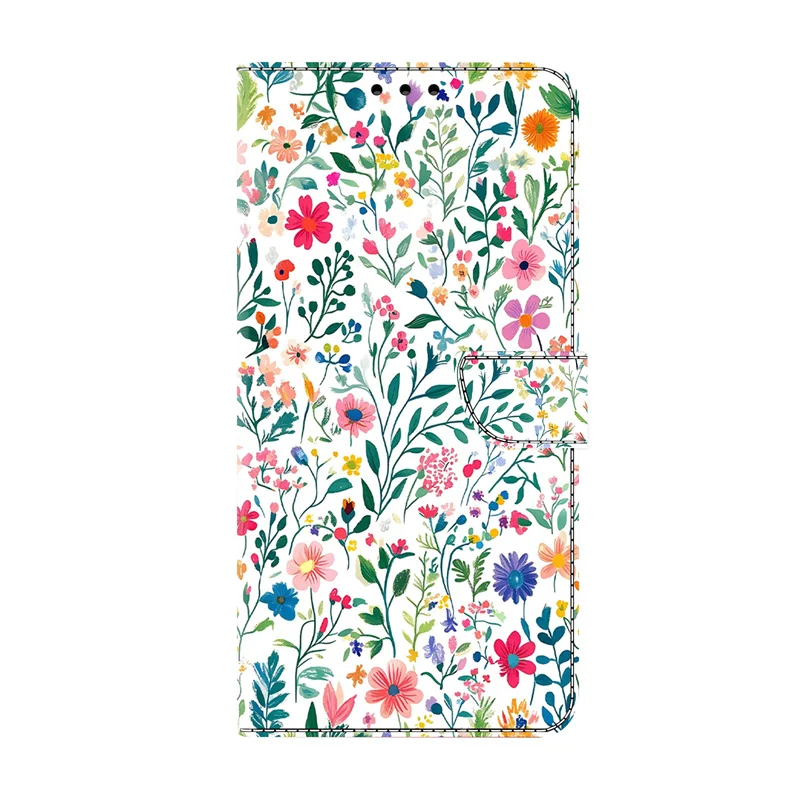 Premium Painted Wallet Flip Stand Case for Motorola Moto G86 Phone