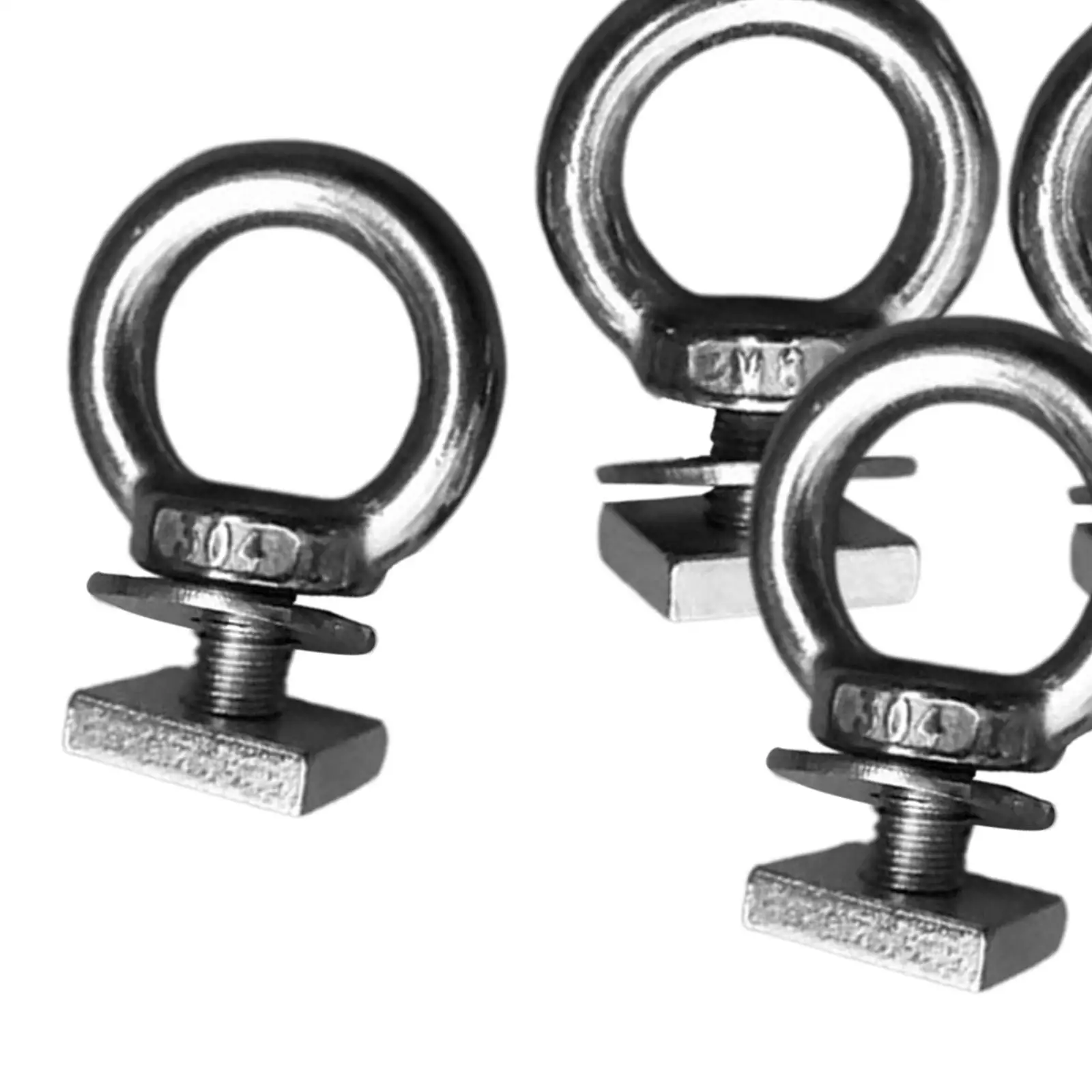 Overland Gear Pmsanzay 4 Pack Heavy Duty Eye Bolt, Stainless Steel - M8 ...