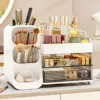 Makeup Organizer With Drawers For Vanity Spacious Cosmetic Display Case Perfect Storage Solution For Your Dishwasher Racks 1