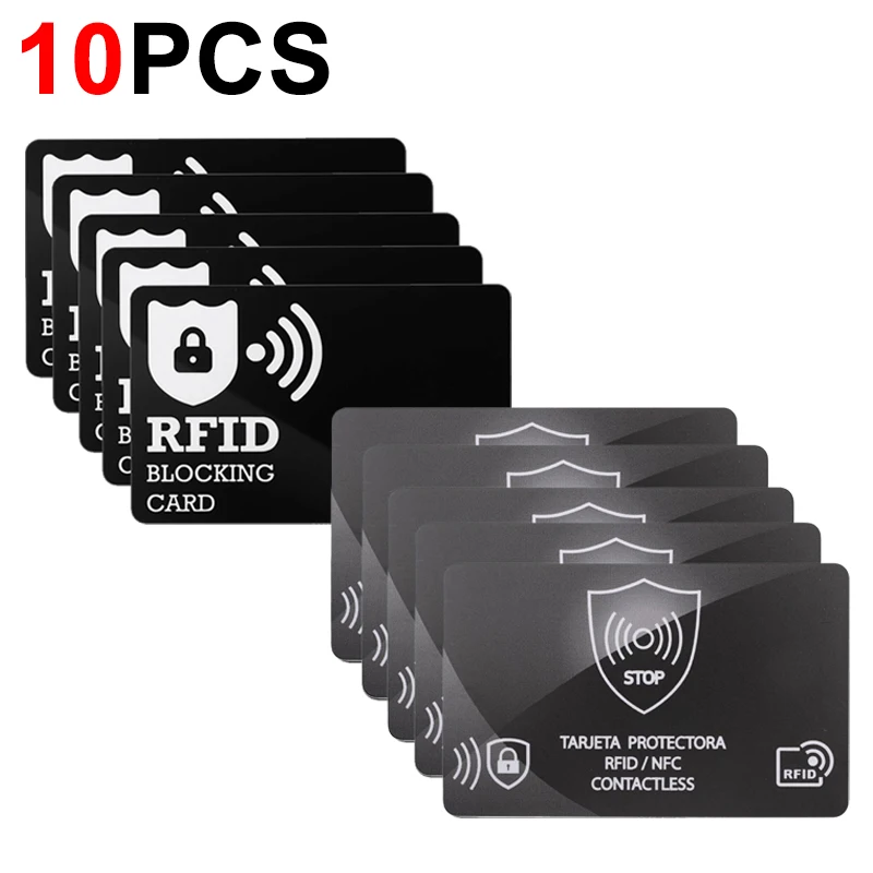RFID Blocking Card Protector for Wallets - Secure Your Cards and ID from Unauthorized Scans