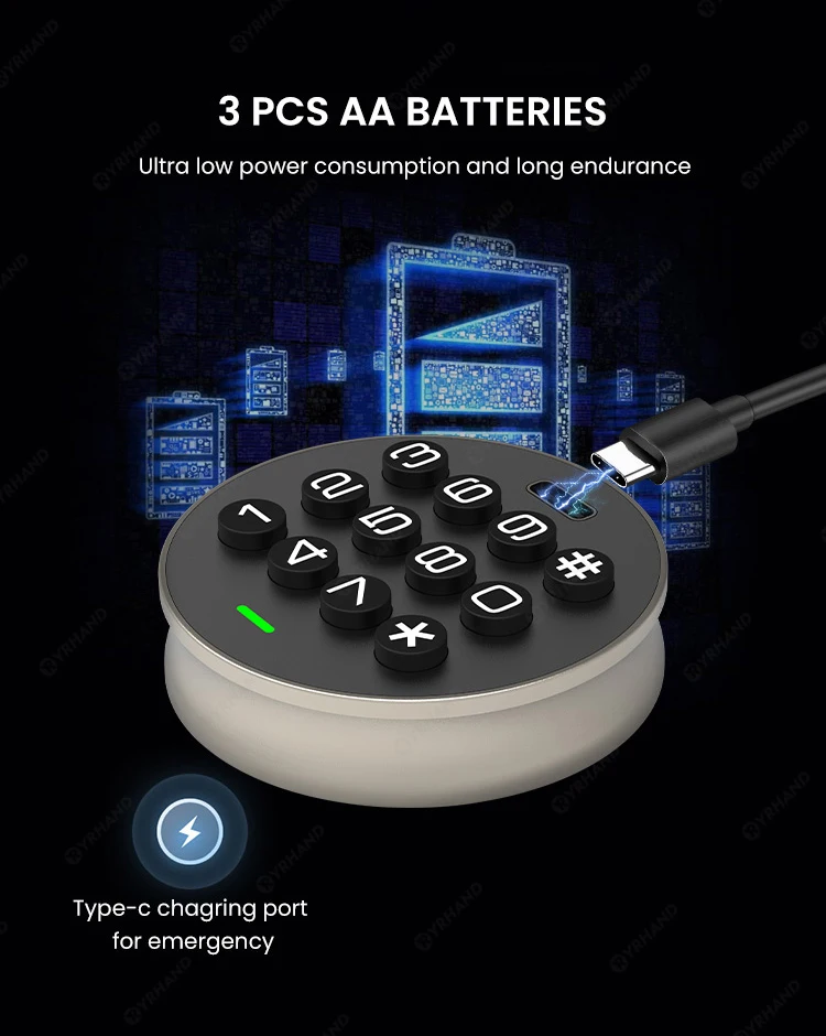 Smart Cabinet Lock Keypad & RFID Card Entry, Electronic Digital Code Security He