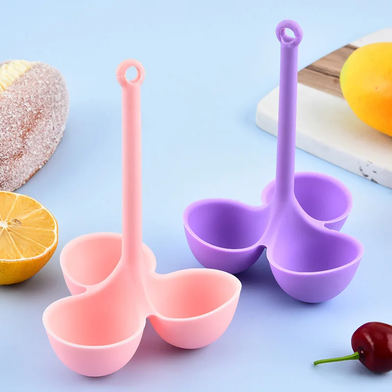 Set Di 9 Portauova In Silicone Colorati (viola, Rosa, Rosso) Per Uova Sode, Tazze Portauovo Antiscivolo E Infrangibili, Per Cucina E Ristorazione