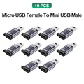 10x Micro to MiniUSB