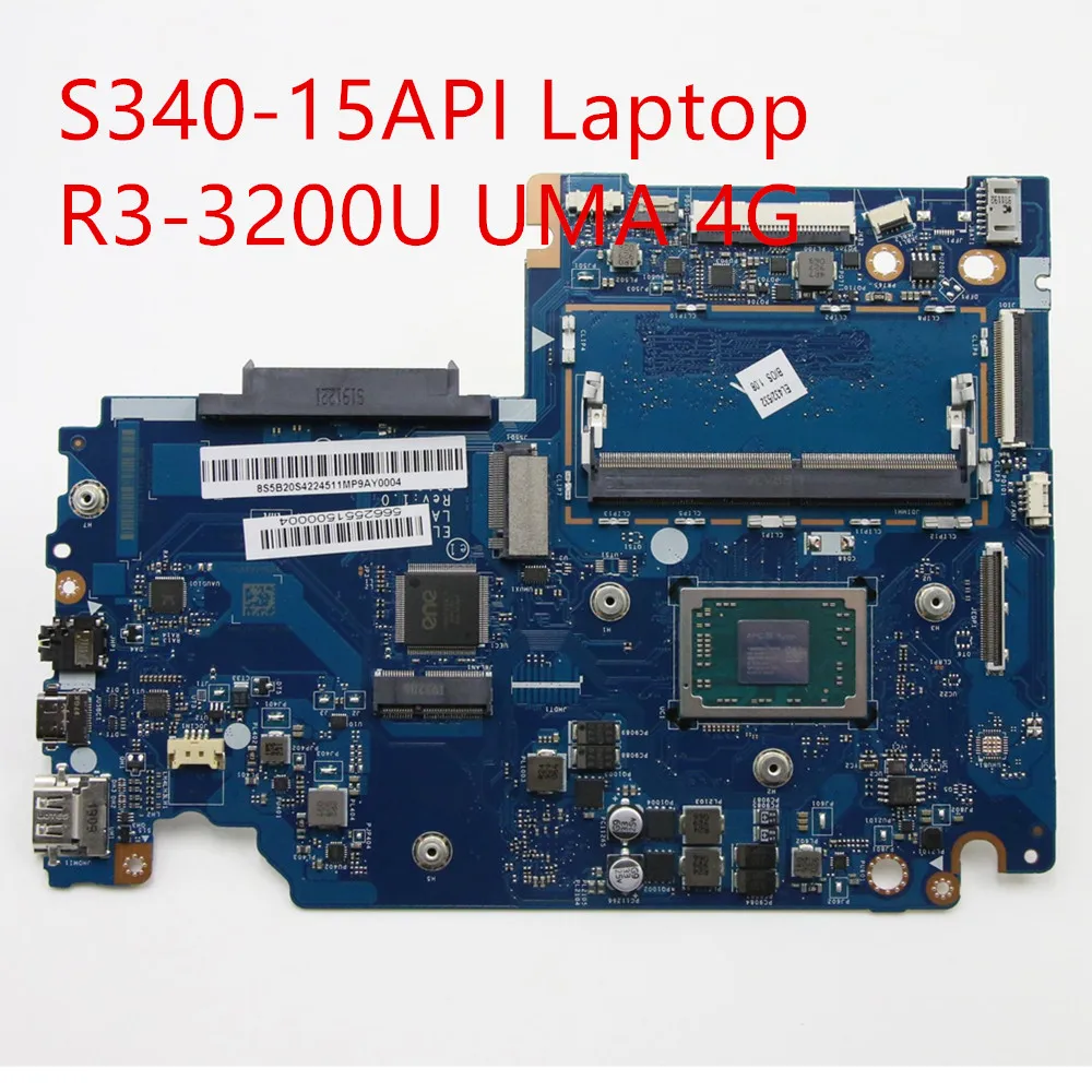

Материнская плата для Lenovo ideapad S340-15API ноутбука, материнская плата R3-3200U UMA 4G 5B20S42245