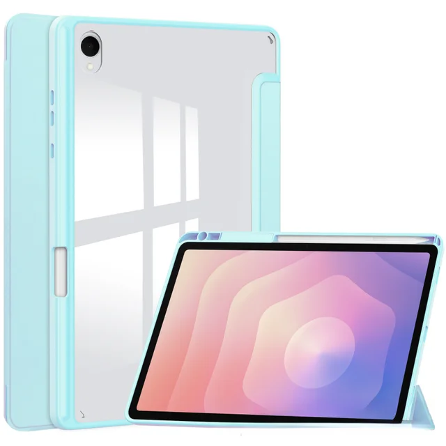 Tablet Case For Galaxy Tab S11 X730 X736B Acrylic Pen Slot Protective Case