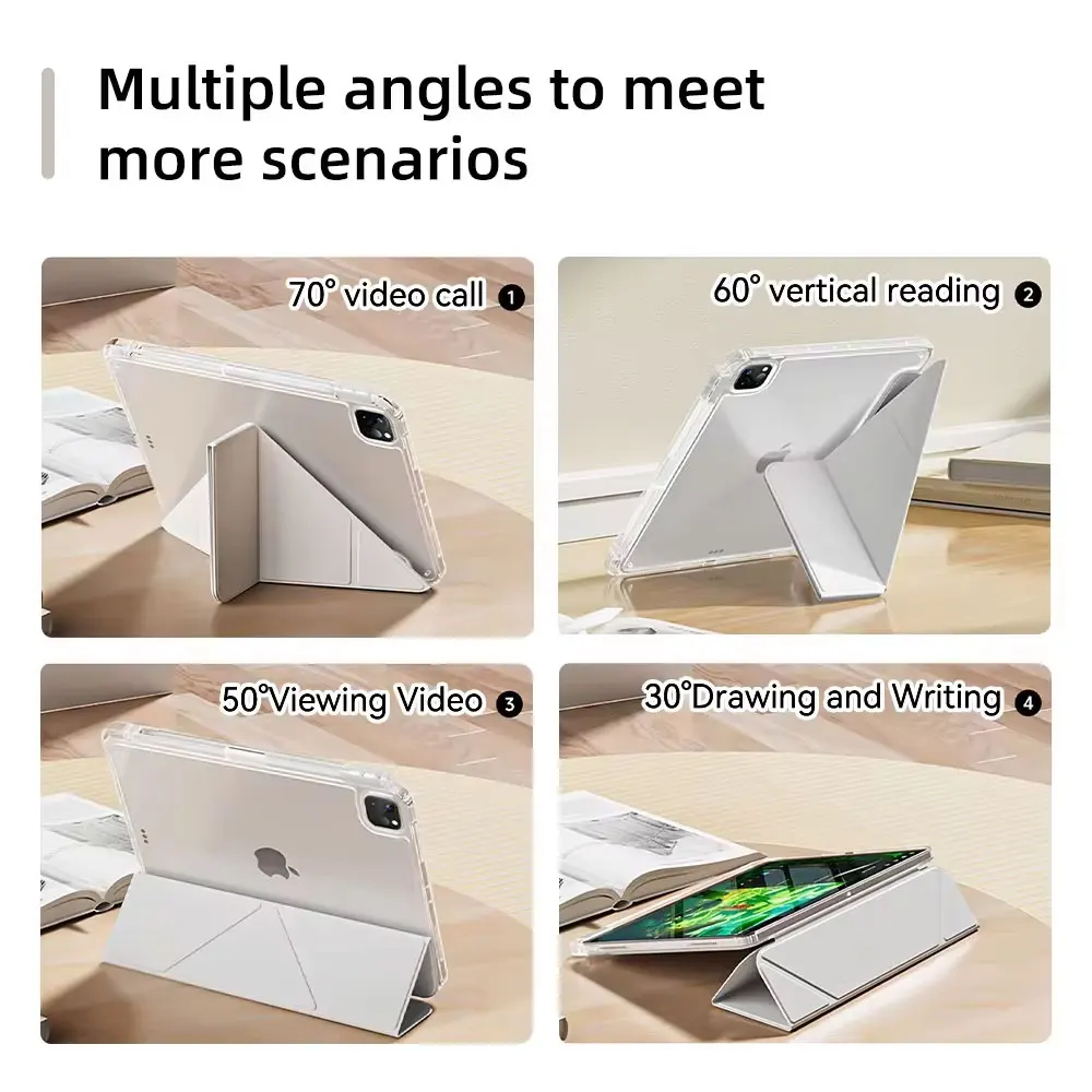 Sleek Transparent Tablet Protective Cover