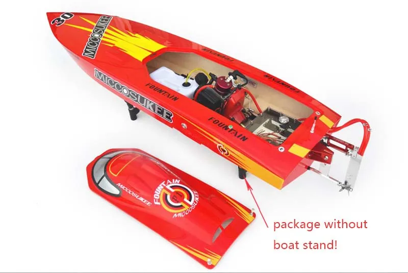 DTRC G26IP1 65km/h 26CC 1.3M Fiber Glass Gasoline Race ARTR RC Boat W/O Radio System Servos Outdoors Toy Adult TH02723-SMT8 5