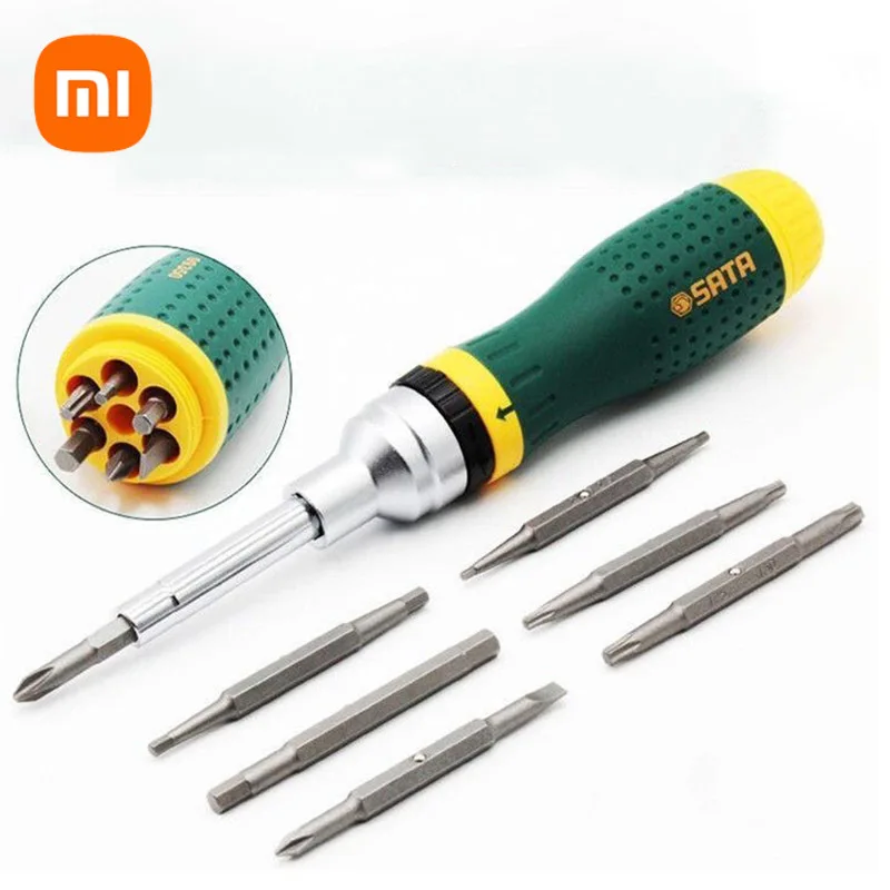 

Xiaomi SATA 19 In 1 Precision Screwdriver Interchangable Ratchet Screwdriver Set Two-way Ratchet Multi-function Repair Home Tool