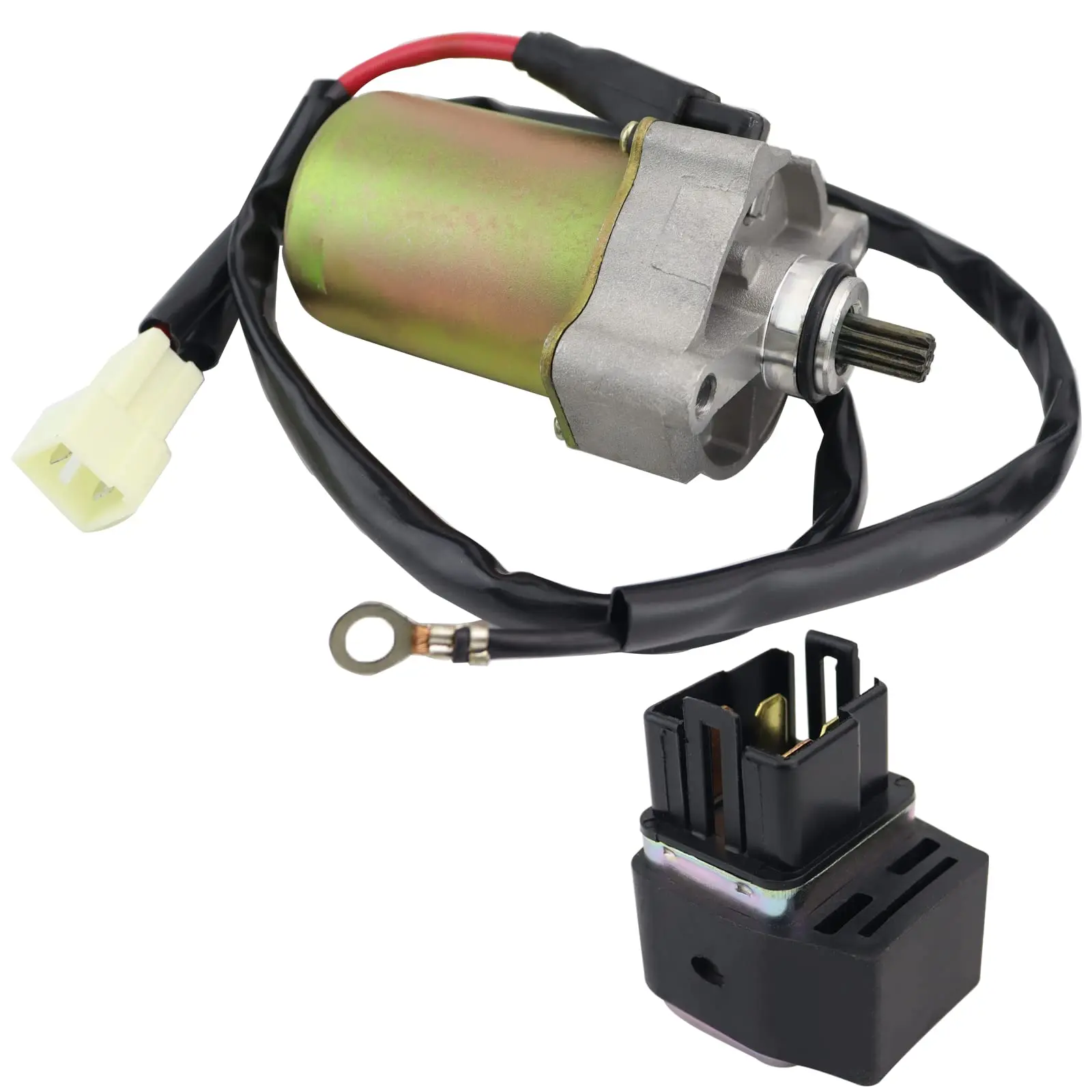 Caltric Motorino Di Avviamento Compatibile Con Polaris Outlaw 90 110 E Sportsman 90 110 (2007-2023) – 0453478 0454952