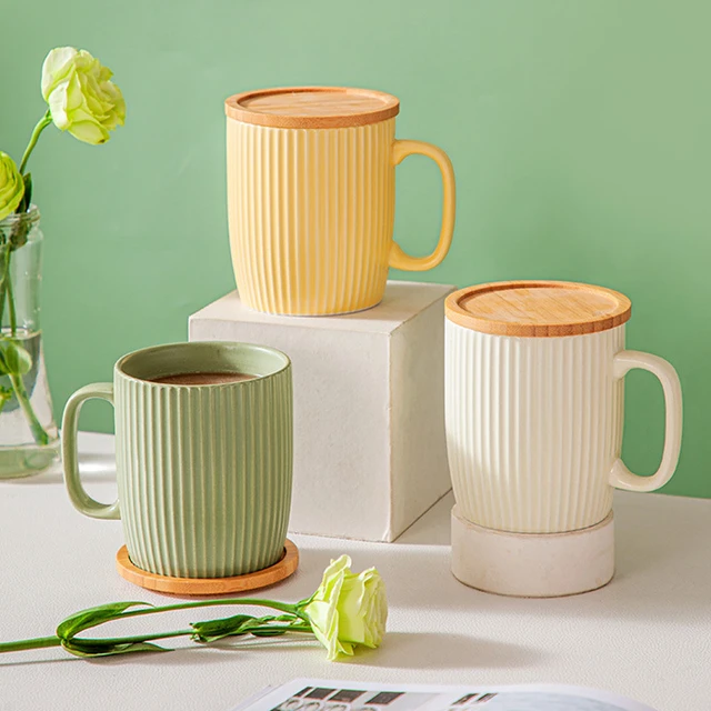 Ceramic Coffee Mugs - 12 Ceramic Mug Lid Coffee Creative Personality Cup  400ml - Aliexpress