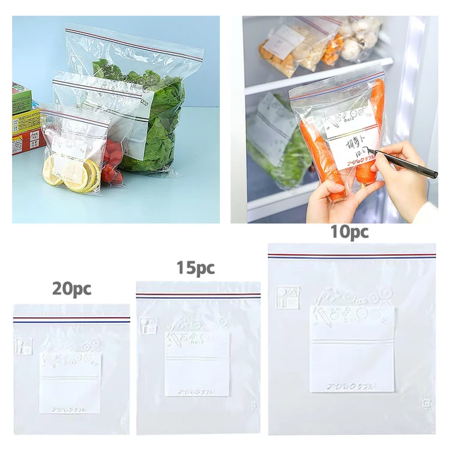 Zip Lock Bags - 20Pcs - Big Size