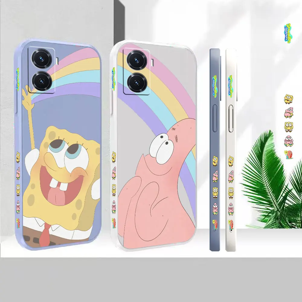 

Case For VIVO Y93 Y85 Y83 Y77E Y77 Y76S Y73S Y71T Y66 Y55S Y53S Y52S Y51S Y50 Y35 Y33S Y31 Y30 S-Spongebob Rainbow Cover Funda
