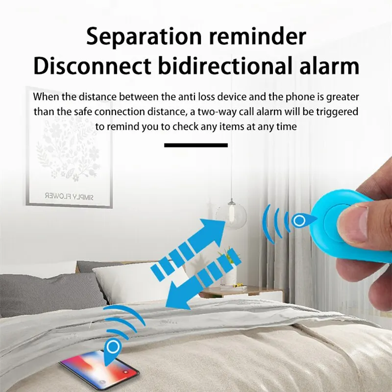 GPS tracker GPS Tracker Mini Fashion Smart Pets Anti Lost Alarm Wireless Child Bag Wallet Key Finder Locator Reminder Selfie Shutter Control