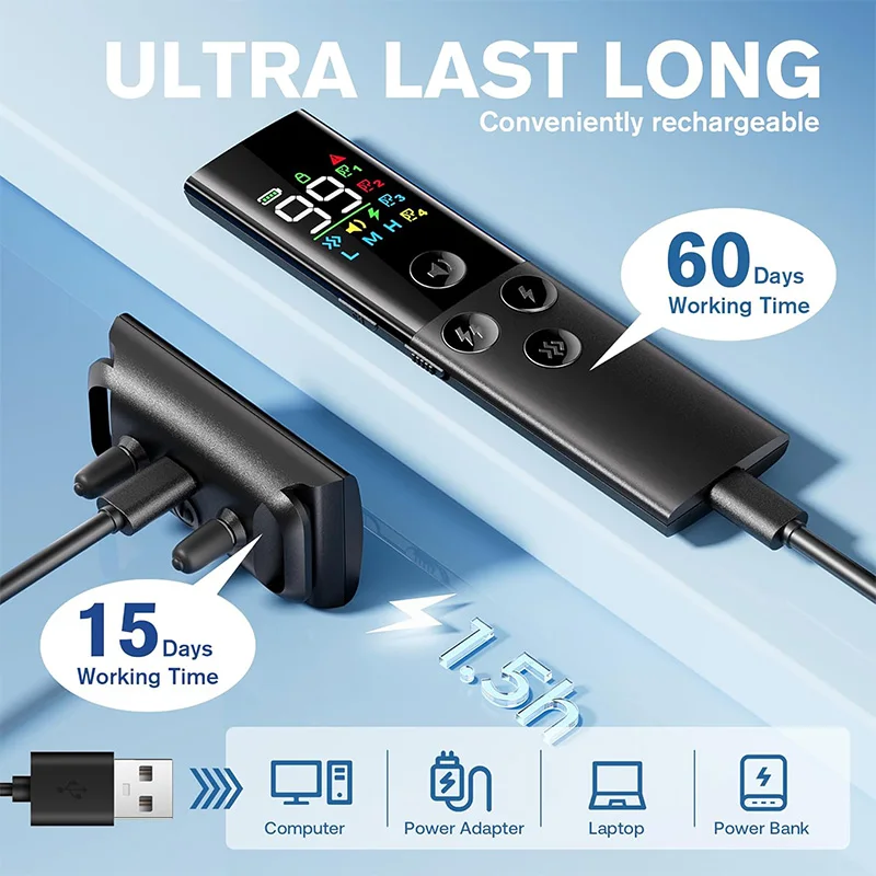 Collar de adiestramiento para perros, resistente al agua IP67, con vibración y sonido. Incluye control remoto.