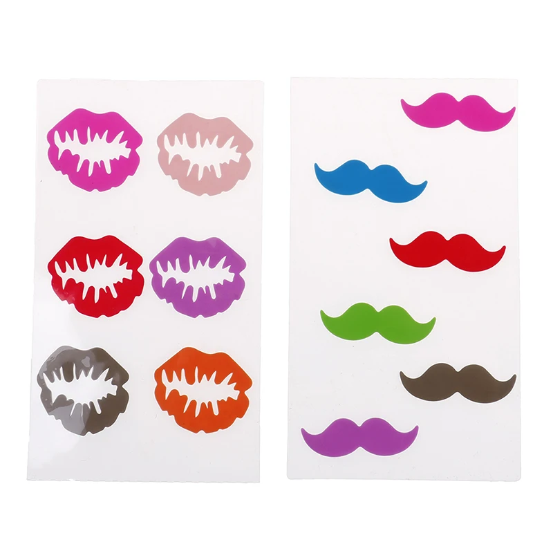 Anti-aliasing Silicone Glass Wine Label Recognizer Glasses Tea Cup Marker Party Supplies 1Set 14X8cm
