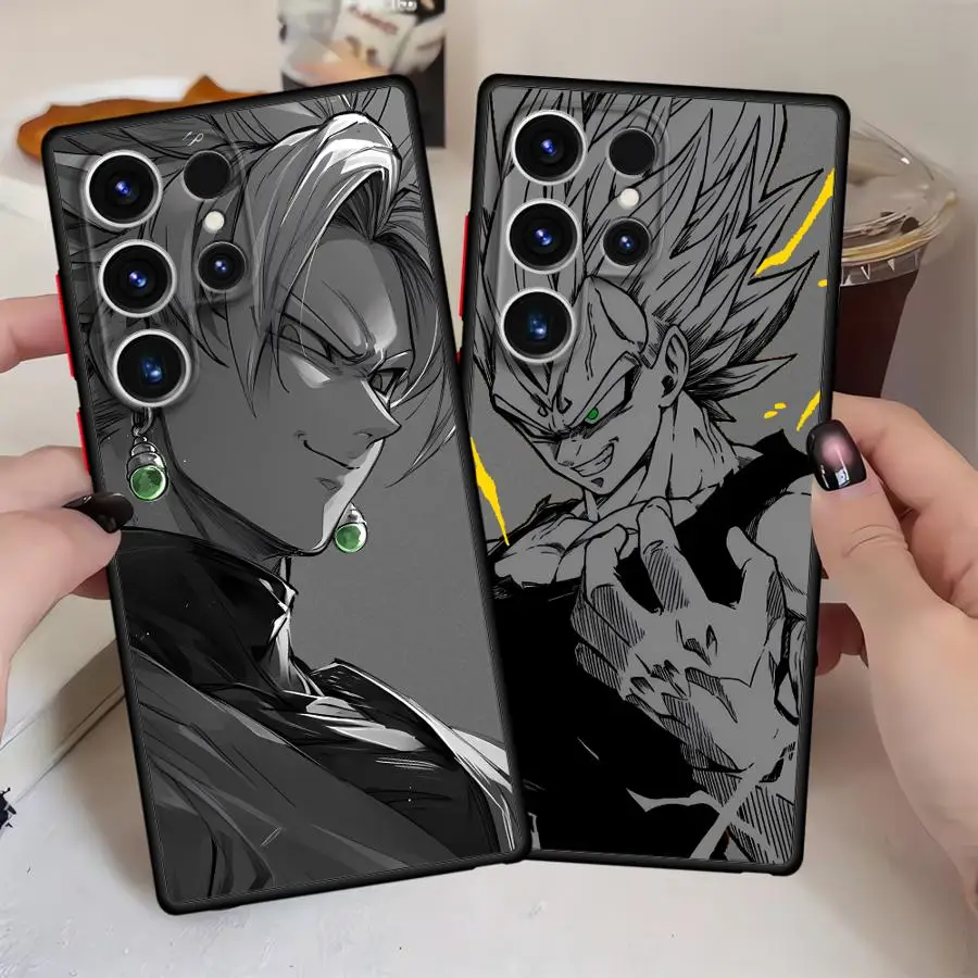 Dragon Ball Goku Vegeta Case for Samsung Galaxy S26 S21 S22 S25 Ultra S23 FE S24 Plus Note 20 Ultra 10+ S20 FE Funda Back Phone