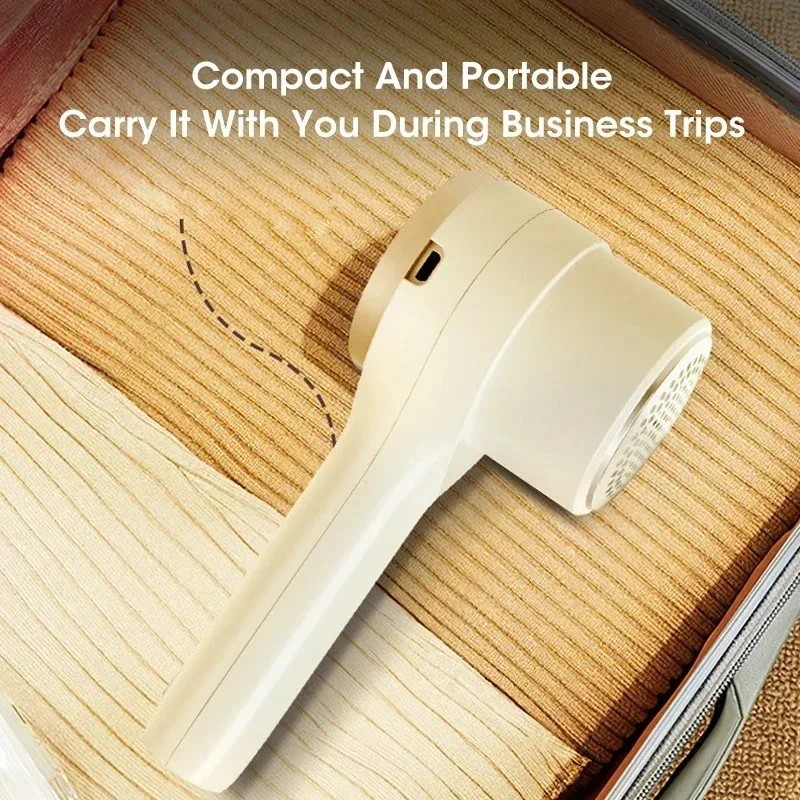 New Hairball Trimmer Electric Lint Remover For Clothes Fuzz Pellet Sweater USB Rechargeable Fabric Clothing Shaver Easy to Carry 5