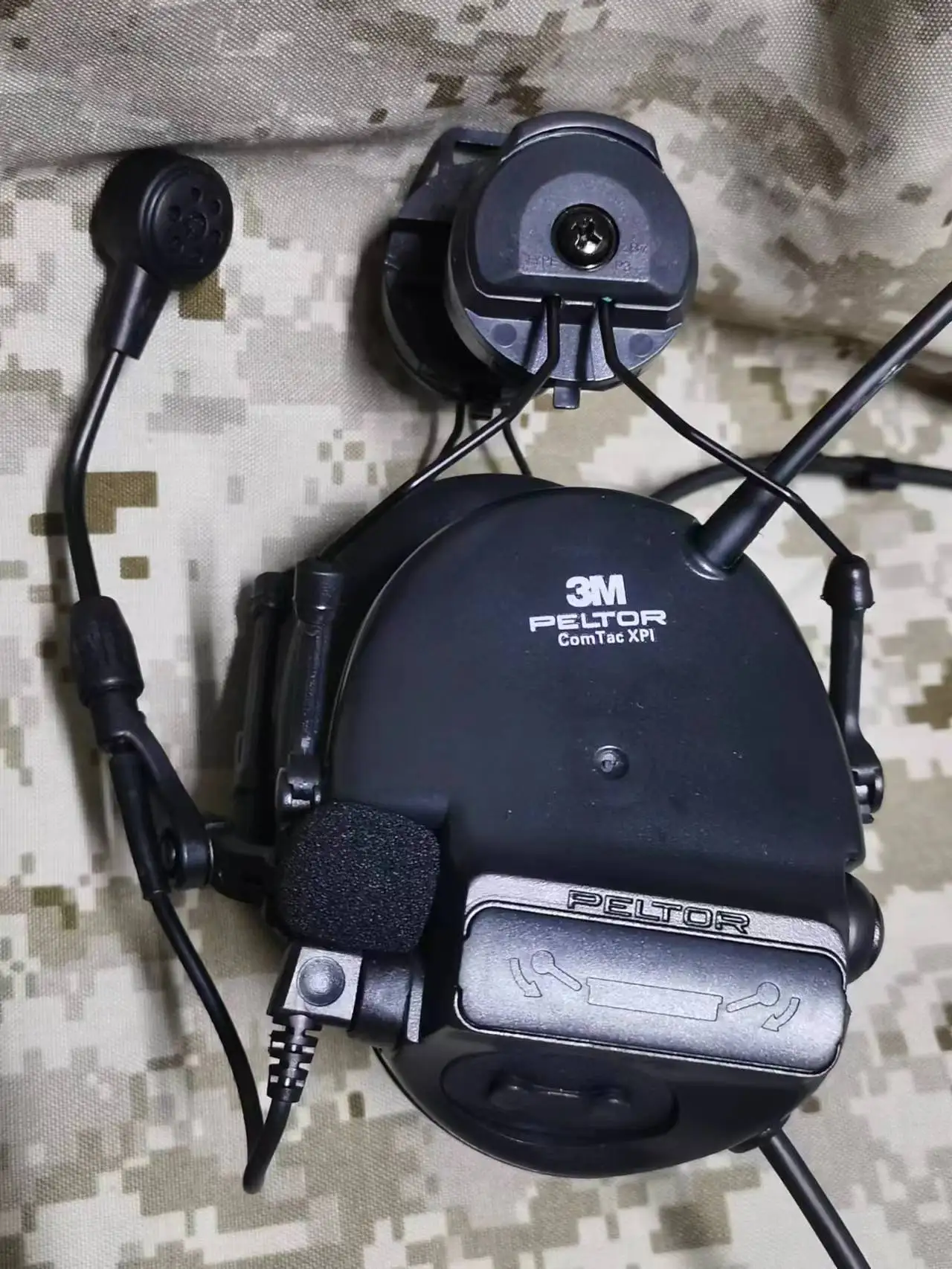 タクティカルヘッドセット Comtac XPI VI ピックアップ ノイズ