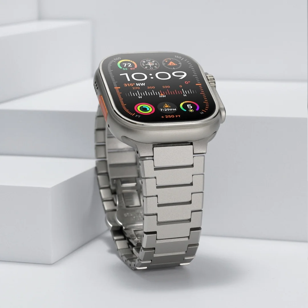 Luxury Titanium Strap for Apple Watch - Premium Business Band Bracelet