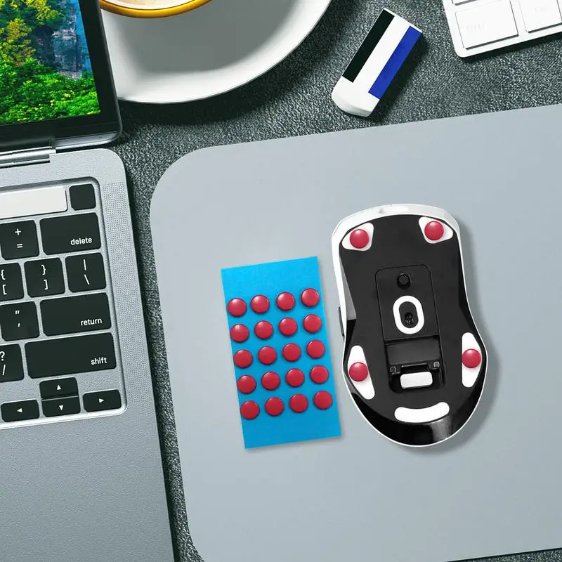 20 Pcs Ultra Smooth Mice Feet Stickers