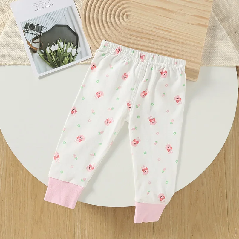 Children's underwear long cotton boys and girls autumn and winter baby pajama pants home leggings