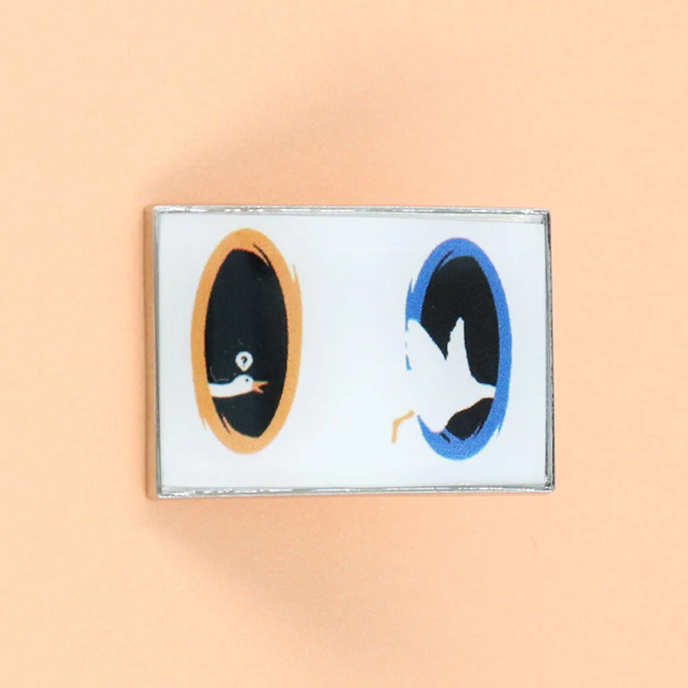 Portal Untitled Goose Game dispension Anyplace Door Time Travel fans gift  Emotions Pranks Funny Metal Alloy Badge Pin de solapa - AliExpress, image size:1000x1000