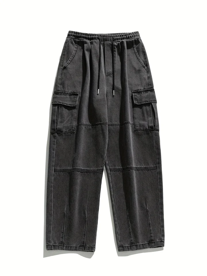 Men's Large Size Adjustable Cargo Pants
