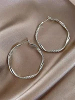 Exquisite silky texture design earrings elegant shape jewelry holiday party gifts for ladies 3