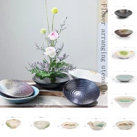 Japanese Frog Vase Ceramic Bouquet  Ikebana Flower Arrangement Bowl Device Tea Table Kenzan Arranging Ikebana Centerpieces 1