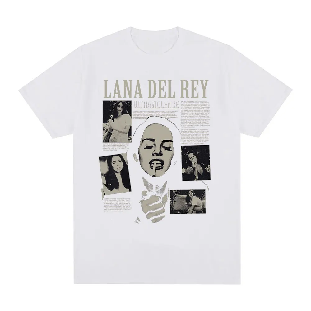 Singer Lana Del Rey T Shirt Ultraviolence Music Album T-shirt Men
