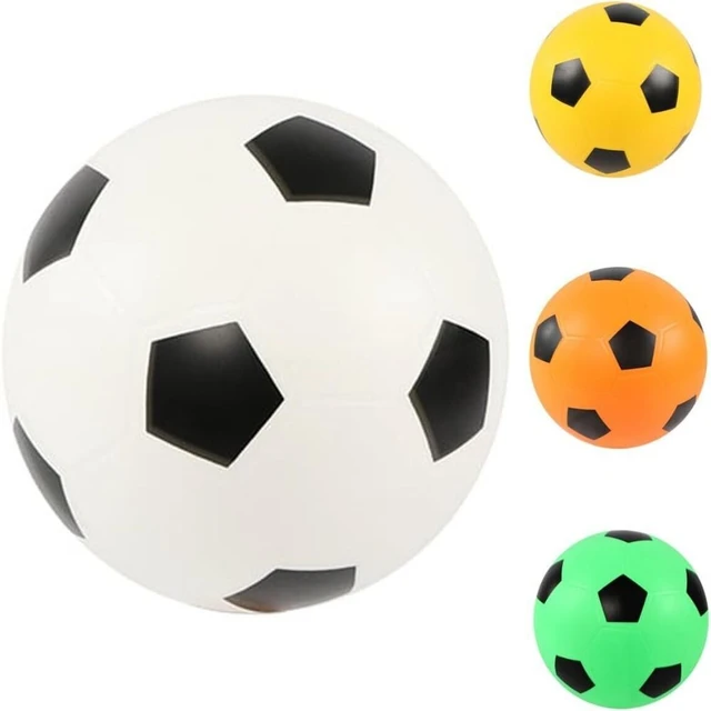 Pelota de fútbol de espuma de bajo ruido para niños, pelota de  entrenamiento deportiva al aire libre, empuñaduras silenciosas, ligera,  fácil agarre, apretable, bajo ruido - AliExpress