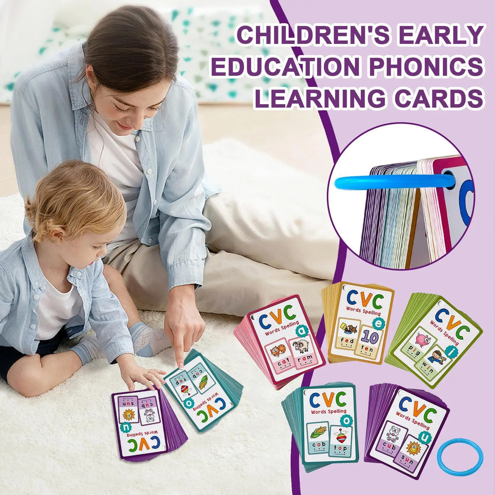 Kindergarten Flash Cards 70 Pieces Letter Flash Cards Early Education Learning Puzzle Phonics Games For Ages 3 Girls Boys
