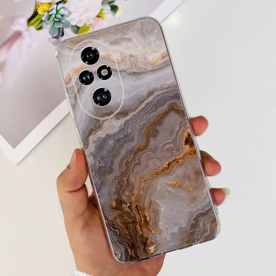 Clear Tulip Flower Soft Silicone Phone Case - Fashionable Protective Cover