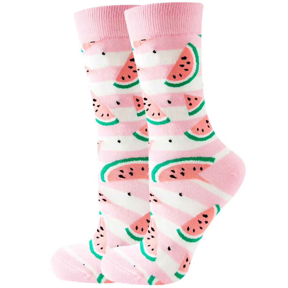 High-Quality Kawaii Cartoon Animal & Fruit Trendy Women's Socks - Harajuku Happy Collection